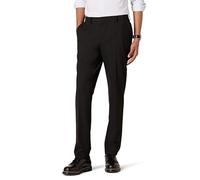 Amazon Essentials Men's Slim-Fit Wrinkle-Resistant Stretch Dress Trouser, Black, 32W / 32L