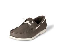 Amazon Essentials Men's Slip-On Boat Deck Shoes with Ventilation, Grey, 6 UK