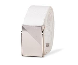 Amazon Essentials Men's Sport Web Golf Belt - Discontinued Colours, White, 2X