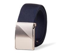 Amazon Essentials Men's Sport Web Golf Belt, Navy, Large