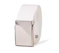 Amazon Essentials Men's Sport Web Golf Belt, White, 3X-Large Big