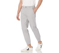 Amazon Essentials Men's Straight-Fit Chino Jogger Pant, Light Grey, X-Large