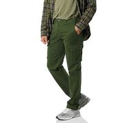 Amazon Essentials Men's Straight Fit Stretch Cargo Work Trousers (Available in Big and Tall), Dark Olive, 32W / 31L