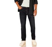 Amazon Essentials Men's Straight-Fit Stretch Jean - Discontinued Colours, Dark Indigo Tie Dye, 31W / 30L