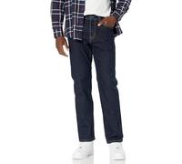 Amazon Essentials Men's Straight-Fit Stretch Jean - Discontinued Colours, Rinsed, 52W / 34L