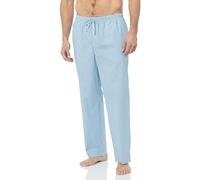 Amazon Essentials Men's Straight-Fit Woven Pyjama Bottoms with Pockets, Blue Geo Print, M