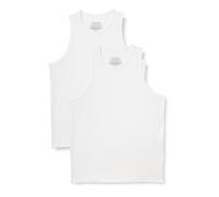 Amazon Essentials Men's Super-Soft Lightweight Modal Sleeveless Vest, Pack of 2, White, XXL