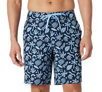 Amazon Essentials Men's Swimming Board Short, Bright Blue Swordfish Or Navy Tropical, M