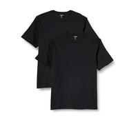 Amazon Essentials Men's T-Shirt Regular-Fit Short-Sleeve Crewneck, Pack of 2, Black, X-Large