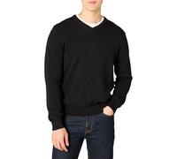 Amazon Essentials Men's V-Neck Pullover Jumper (Available in Big & Tall), Black, XL
