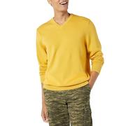 Amazon Essentials Men's V-Neck Sweater (Available in Big & Tall), Gold, Medium