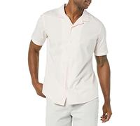 Amazon Essentials Men's Vacation Cotton Button-Down Resort Shirt, Short Sleeve