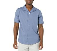Amazon Essentials Men's Vacation Cotton Button-Down Resort Shirt, Short Sleeve
