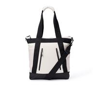 Amazon Essentials Unisex Adults' Convertible Nylon Rucksack Tote with Adjustable Straps for Men and Women, Ecru, One Size