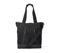 Amazon Essentials Unisex Adults' Convertible Nylon Rucksack Tote with Adjustable Straps for Men and Women, Black, One Size