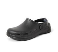 Amazon Essentials Unisex Adults' Lightweight Garden Clogs, Black, 5 UK Men/ 6 UK Women