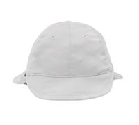 Amazon Essentials Unisex Babies' Adjustable Swim Sun Hat with Neck Flap UPF 50, Grey, M (12-24 Months)