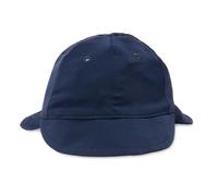 Amazon Essentials Unisex Babies' Adjustable Swim Sun Hat with Neck Flap UPF 50, Navy, M (12-24 Months)