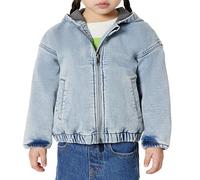 Amazon Essentials Unisex Babies' Unisex Baby and Toddlers' Soft Stretch Regular-Fit Denim Jacket, Stone Light Wash, 18 Months