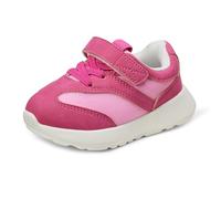 Amazon Essentials Unisex Kids' Hook and Loop Athletic Trainers, Pink, 13.5 UK Child