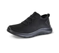 Amazon Essentials Unisex Kids' Lightweight Running Shoes, Black, 3 UK
