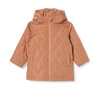 Amazon Essentials Unisex Kids' Long Quilted Jacket, Light Brown, 11-12 Years