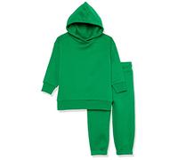 Amazon Essentials Unisex Kids' Modern Sweat Set, Pack of 2, Green, 8 Years