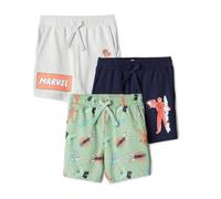 Amazon Essentials Warner Brothers Boys' Shorts, Pack of 3