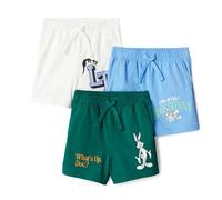 Amazon Essentials Warner Brothers Boy's Shorts, Pack of 3, Looney Tunes, 8 Years