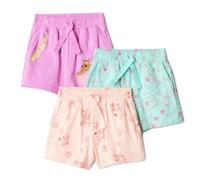 Amazon Essentials Warner Brothers Girls and Toddlers' Shorts, Pack of 3