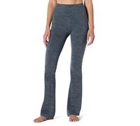 Amazon Essentials Women's Active Form Flex Buttery Soft Flared Leggings High-Waist Bootcut 31.5” (80.0cm) Inseam Full-Length Yoga Trousers, Slate Space Dye, S