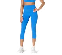 Amazon Essentials Women's Active FormFlex Buttery Soft High Waist 19” (48 cm) Inseam Capri Yoga Workout Leggings, Ocean Blue, S