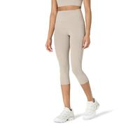 Amazon Essentials Women's Active FormFlex Buttery Soft High Waist 19” (48 cm) Inseam Capri Yoga Workout Leggings with Pockets, Taupe, M