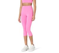 Amazon Essentials Women's Active FormFlex Buttery Soft High Waist 19” (48 cm) Inseam Capri Yoga Workout Leggings with Pockets, Flamingo Pink, XL