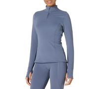 Amazon Essentials Women's Active FormFlex Buttery Soft Slim Fit Quarter Zip Long Sleeve Pullover Jacket, Slate Grey, XXL