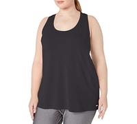 Amazon Essentials Women's Active Quick-Dry Tech-Stretch Sport Racerback Scoop-Neck Gym Vest Top, Black, XL Plus