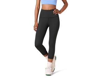 Amazon Essentials Women's Active Sculpt Workout Athleisure High Rise Capri Leggings (Available in Plus Size), Black, 3XL Plus
