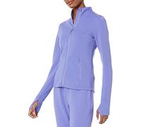 Amazon Essentials Women's Active Sweat Zip Through Jacket, Purple, XL