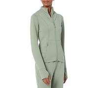 Amazon Essentials Women's Active Sweat Zip Through Jacket, Sage Green, L
