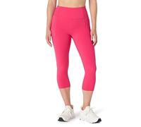 Amazon Essentials Women's Active Total Train High-Waist 19” (48cm) Inseam Capri Gym Workout Leggings with Pockets, Hot Pink, S
