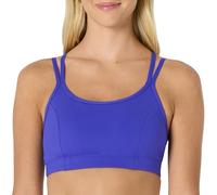 Amazon Essentials Women's Active Total Train Light-Support Strappy Back Gym Workout Sports Bra, Royal Blue, M