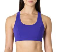 Amazon Essentials Women's Active Total Train Medium Support Racerback Gym Workout Sports Bra, Royal Blue, XS