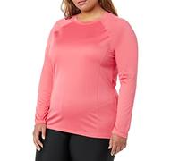 Amazon Essentials Women's AEW30160SS22 Rash Guard, Coral Pink, S (Manufacturer Size:10)