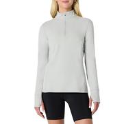 Amazon Essentials Women's Athletic Soft Performance Lightweight Quarter-Zip Long-Sleeve Workout Top, Dove Space Dye, XS