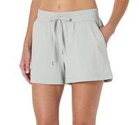 Amazon Essentials Women's Athletic Soft Performance Lightweight Stretch Workout Gym Sweat Shorts, Dove Space Dye, S