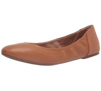 Amazon Essentials Women's Belice Slip On Ballet Flat, Camel, 5.5 UK