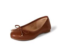 Amazon Essentials Women's Billie Ballet Flats, Tan, 13