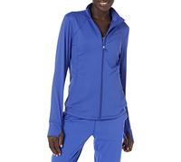 Amazon Essentials Women's Brushed Tech Stretch Full-Zip Jacket (Available in Plus Size), Royal Blue, XXL Plus