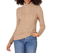 Amazon Essentials Women's Cable Knit Turtle Neck Jumper (Available in Plus Size)