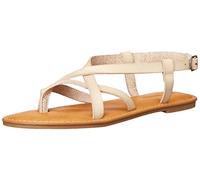 Amazon Essentials Women's Casual Strappy Sandal, Taupe, 12 UK
